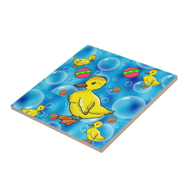 Ceramic Tile Duck (Side)