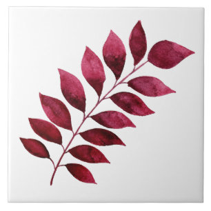 Ceramic Tile - Fern Purple