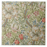 Ceramic tile fireplace William Morris designs 012<br><div class="desc">This is a ceramic wall tile,  printed with William Morris design,  give an elegant touch to your bathroom walls,  kitchen backsplashes or decorate around your fireplace for a vintage look.</div>