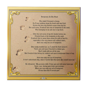 Ceramic Tile Footprints In The Sand Sober Champion