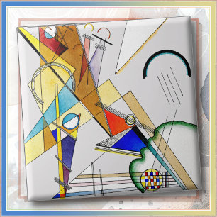 CERAMIC TILE - "Gewebe" - Wassily Kandinsky