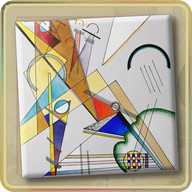 CERAMIC TILE - "Gewebe" - Wassily Kandinsky (Creator Uploaded)