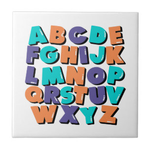 Ceramic Tile - Happy Letters