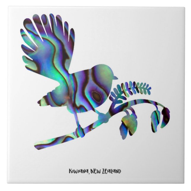 Ceramic Tile Kiwiana Wall Art (Front)