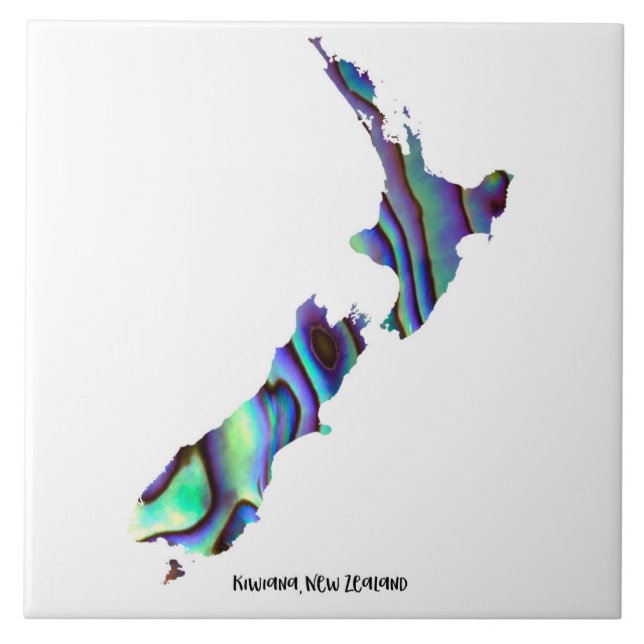 Ceramic Tile Kiwiana Wall Art (Front)