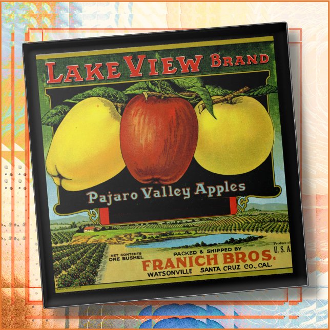 CERAMIC TILE - "Lake View" - Crate label (Creator Uploaded)