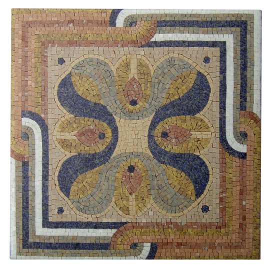 Ceramic Tile - Mediterranean Mosaic Pattern | Zazzle.co.uk