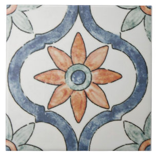 Ceramic Tile - Modern Floral Design