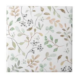 Ceramic Tile Nature Leaves