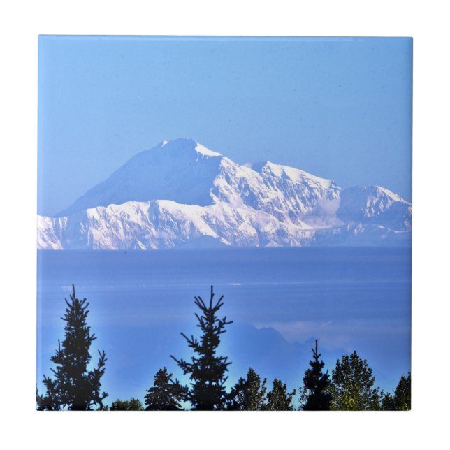 Ceramic Tile of Mt Denali (Front)