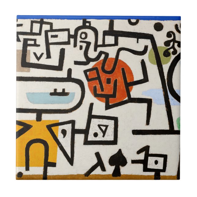 CERAMIC TILE : PAUL KLEE  (Front)