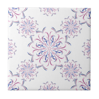 Ceramic Tile pink and blue
