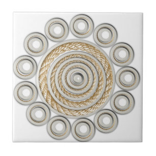 Ceramic Tile Rope Country Style