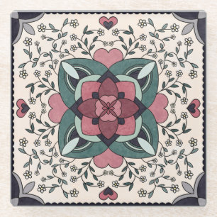 Ceramic Tile, Small (4.25" x 4.25") Glass Coaster