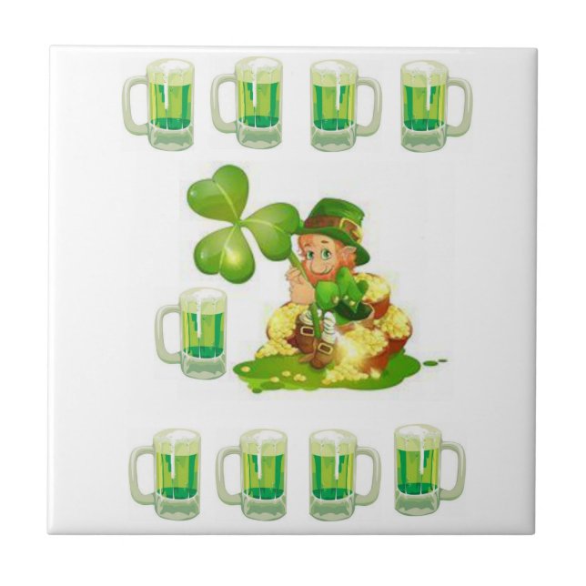 Ceramic Tile St. Patrick's Day (Front)