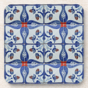 Ceramic Tile Style Pattern Coaster