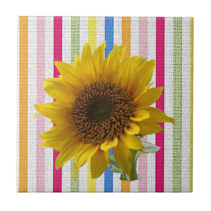 Ceramic Tile Sunflower