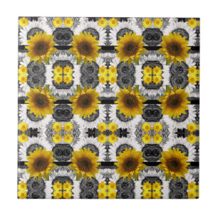 Ceramic Tile Sunflower