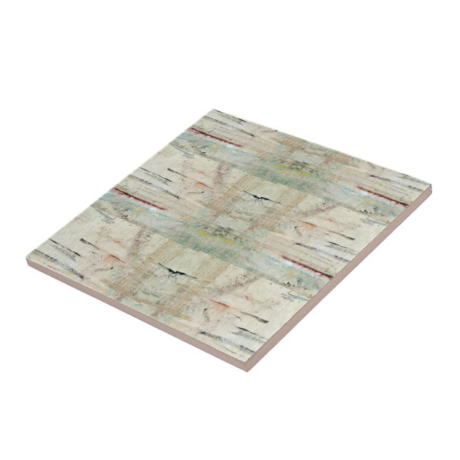 Ceramic Tile White Vintage (Side)