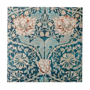 CERAMIC TILE : WILLIAM MORRIS : HONEYSUCKLE