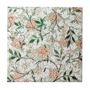 CERAMIC TILE ; WILLIAM MORRIS : JASMINE