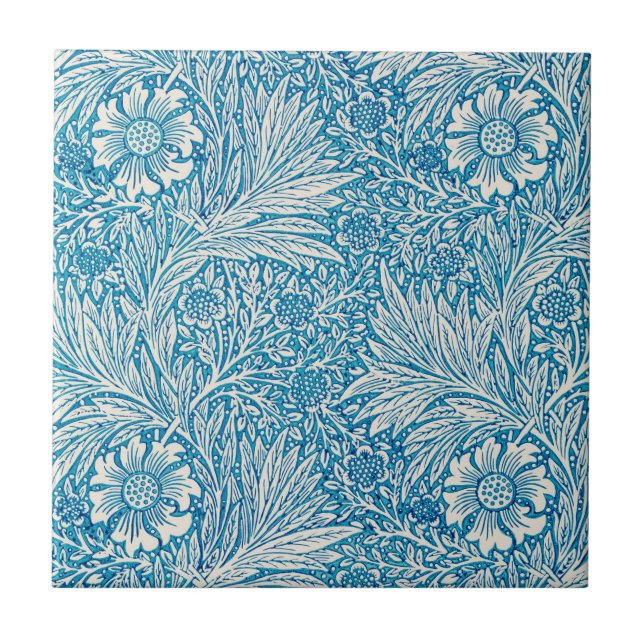CERAMIC TILE : WILLIAM MORRIS : "MARIGOLD"  (Front)