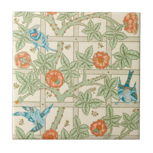 CERAMIC TILE : WILLIAM MORRIS : TRELLIS