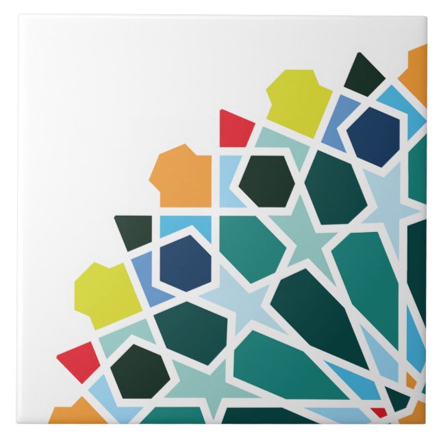 Ceramic Tile with moroccan Tiles design (Front)