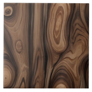 Ceramic Tile Wood Look Faux Wooden Whorls