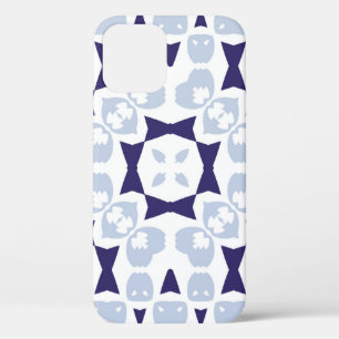 Ceramic tiles azulejo portugal. Vintage seamless p iPhone 12 Case
