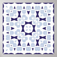 Ceramic tiles azulejo portugal. Vintage seamless p