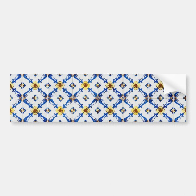 Ceramic tiles bumper sticker (Front)