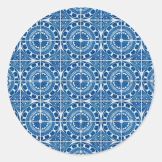 Ceramic tiles classic round sticker
