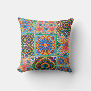Ceramic tiles, majolica, ornamentabstract,arabic,a cushion