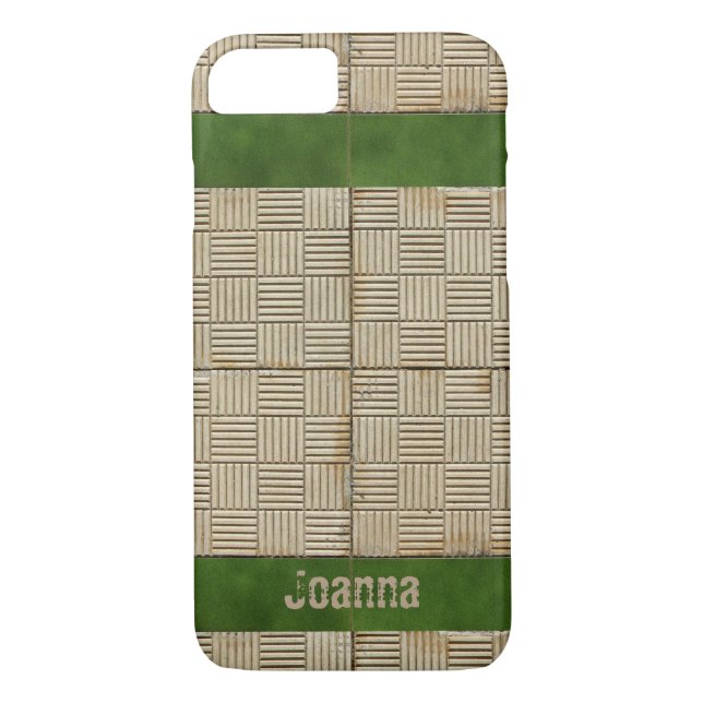 Ceramic Tiles Mediterranean Pattern any Name Case-Mate iPhone Case (Back)