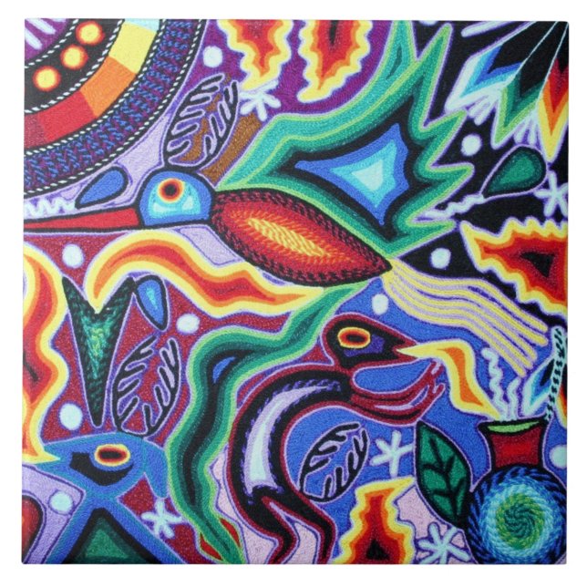 Ceramic Tiles - Mexican Wildlife Art (Front)