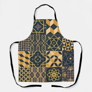 Ceramic tiles pattern apron
