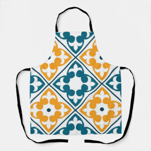Ceramic tiles pattern apron