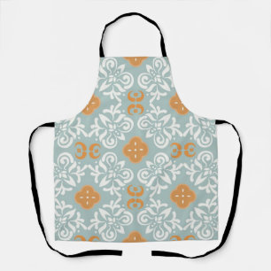 Ceramic tiles pattern apron