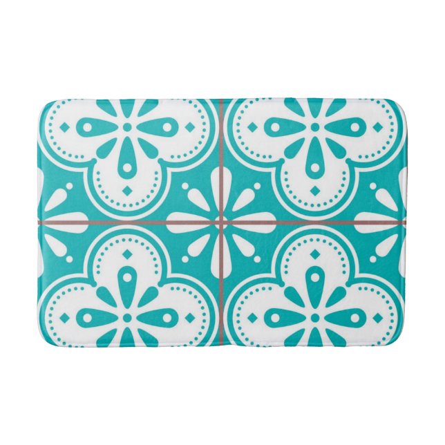 Ceramic tiles pattern bath mat (Front)