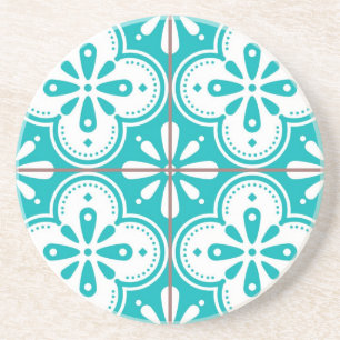 Ceramic tiles pattern coaster