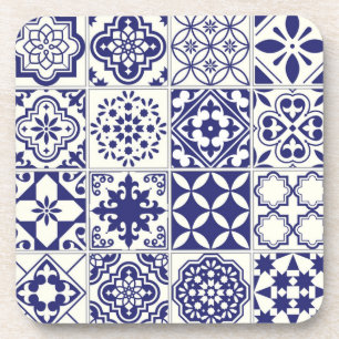 Ceramic tiles pattern coaster