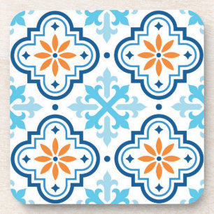 Ceramic tiles pattern coaster