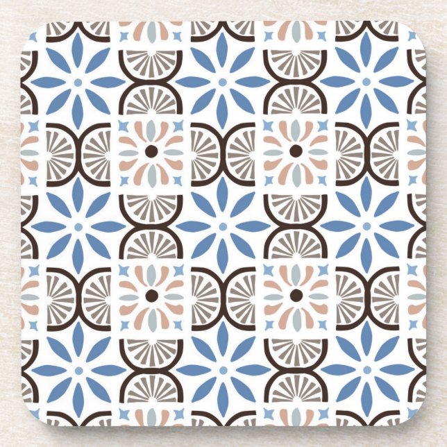 Ceramic tiles pattern coaster (Front)