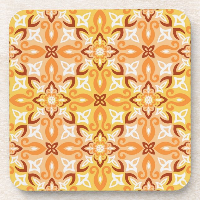 Ceramic tiles pattern coaster (Front)