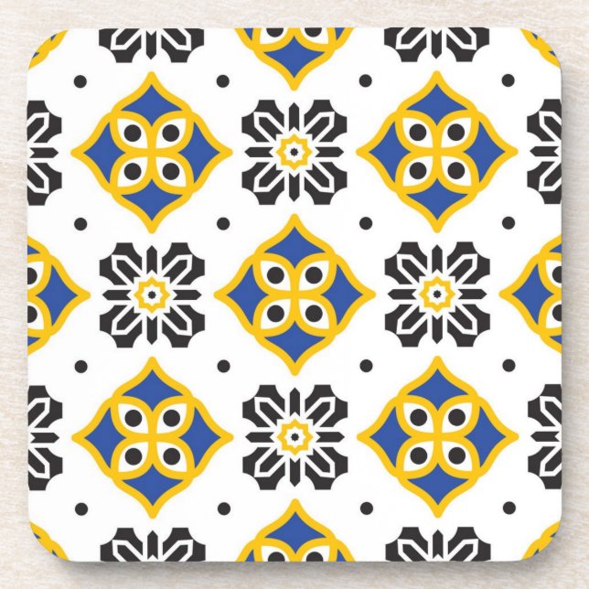 Ceramic tiles pattern coaster (Front)