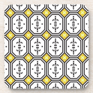 Ceramic tiles pattern coaster
