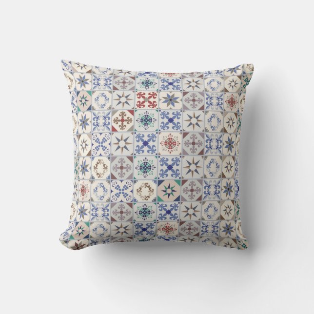 Ceramic tiles pattern cushion (Front)