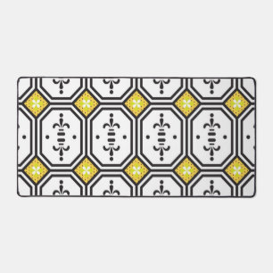 Ceramic tiles pattern desk mat
