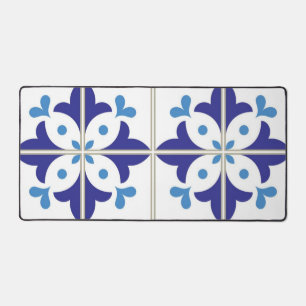 Ceramic tiles pattern desk mat